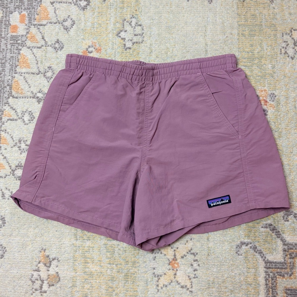 Patagonia Baggies Shorts Womens XS Mauve Purple Recycled Nylon Hiking Swim 57059